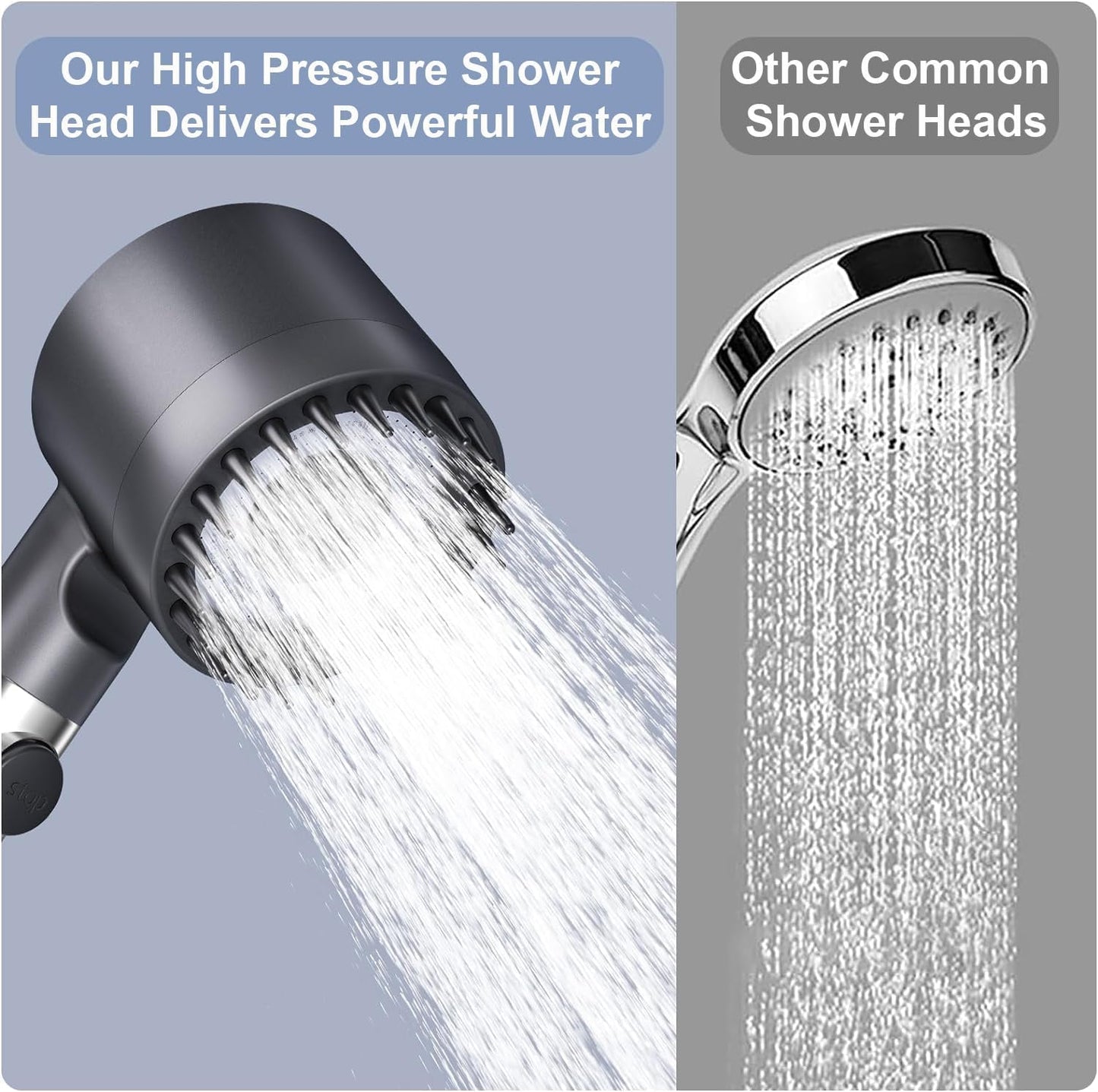 High Pressurized Filtered Shower Head